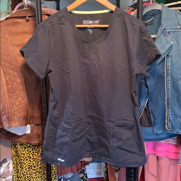 Grey’s Anatomy active scrub top size medium - grey - Picture 1 of 4